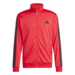 adidas Sportswear Basic 3-Stripes Tricot Track Suit Σετ Φόρμας Γυαλιστερό Κόκκινο