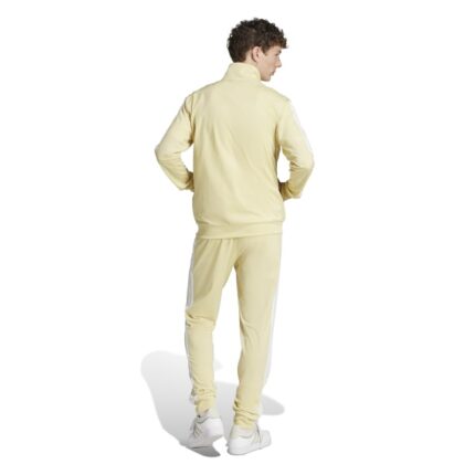 adidas Sportswear Basic 3-Stripes Tricot Track Suit Σετ Φόρμας Γυαλιστερό Κίτρινο Ανοιχτό