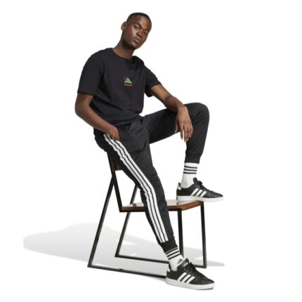 adidas Lounge Pizza Graphic Tee Ανδρικό Κοντομάνικο Μαύρο