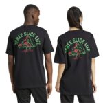 adidas Lounge Pizza Graphic Tee Ανδρικό Κοντομάνικο Μαύρο