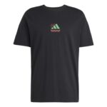 adidas Lounge Pizza Graphic Tee Ανδρικό Κοντομάνικο Μαύρο