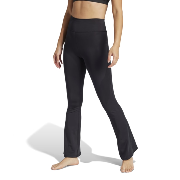 adidas Flare Κολάν All Me Essentials Γυναικείο Κολάν Καμπάνα Μαύρο
