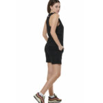 Body Action Beach High Waist Shorts Black Γυναικεία Βερμούδα Σορτς Μαύρη