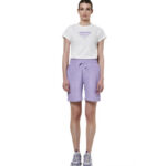 Body Action Beach High Waist Shorts Lavender Chalk Γυναικεία Βερμούδα Σορτς Μωβ