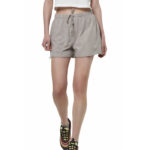 Body Action Natural Dye Slub Beach Shorts Clouds Grey Γυναικείο Σορτς Μπεζ