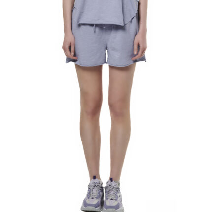 Body Action Natural Dye Slub Beach Shorts Levander Blue Γυναικείο Σορτς Μωβ - Γαλάζιο