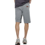 Body Action Essentials French Terry Shorts Silver Grey Ανδρική Βερμούδα Γκρι