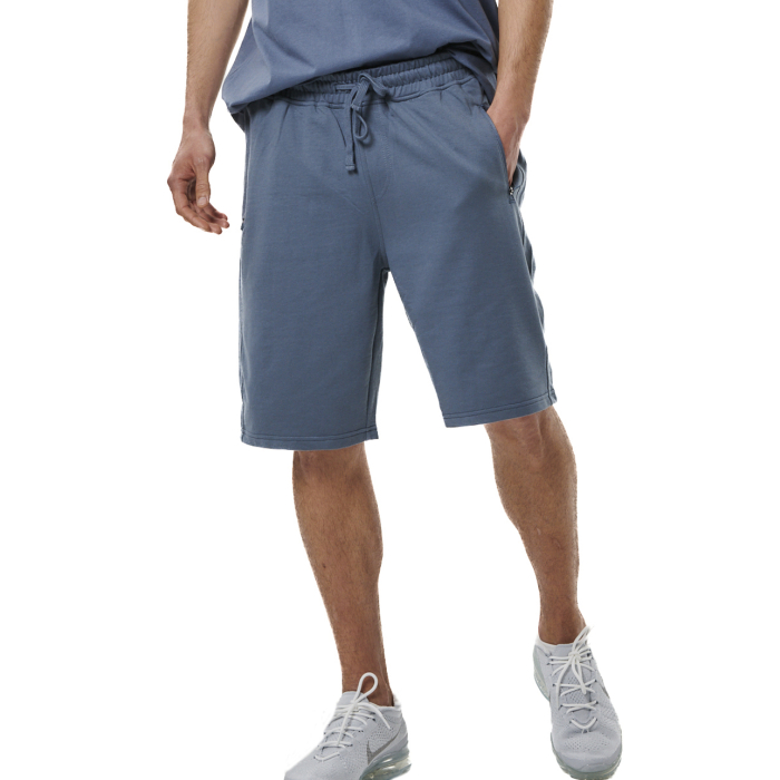 Body Action Essentials French Terry Shorts China Blue Ανδρική Βερμούδα Mπλε