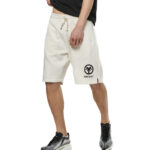 Body Action Gymtech Sweat Shorts White Alyssum Ανδρική Βερμούδα Εκρού