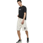 Body Action Gymtech Sweat Shorts White Alyssum Ανδρική Βερμούδα Εκρού
