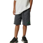 Body Action Natural Dye Bermuda Shorts Charcoal Grey Παιδική Βερμούδα Γκρι