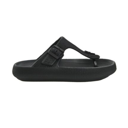 Body Action Sea Sandals Black Γυναικείες Σαγιονάρες Μαύρες