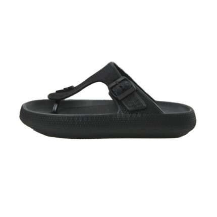 Body Action Sea Sandals Black Γυναικείες Σαγιονάρες Μαύρες