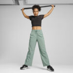 Puma Lace Woven Pants Παντελόνι Γυναικείας Φόρμας Βεραμάν