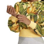 adidas x FARM Hoodie Γυναικείο Φούτερ με Κουκούλα Κίτρινη / Πράσινη