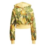 adidas x FARM Hoodie Γυναικείο Φούτερ με Κουκούλα Κίτρινη / Πράσινη