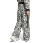 adidas x FARM Tiro Track Pants Γυναικείο Παντελόνι Φόρμας Καμπάνα Ασπρό / Μαύρο