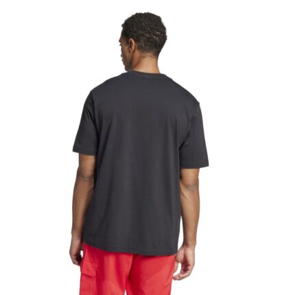 adidas Essentials Linear Single Jersey Tee Ανδρικό Κοντομάνικο Μαύρο