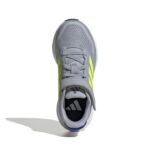 adidas Runfalcon 5 Shoes Kids Αθλητικά Παιδικά Παπούτσια Running με Σκρατς Γκρι / Κίτρινο / Μπλε