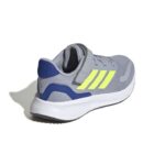 adidas Runfalcon 5 Shoes Kids Αθλητικά Παιδικά Παπούτσια Running με Σκρατς Γκρι / Κίτρινο / Μπλε