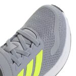 adidas Runfalcon 5 Shoes Kids Αθλητικά Παιδικά Παπούτσια Running με Σκρατς Γκρι / Κίτρινο / Μπλε