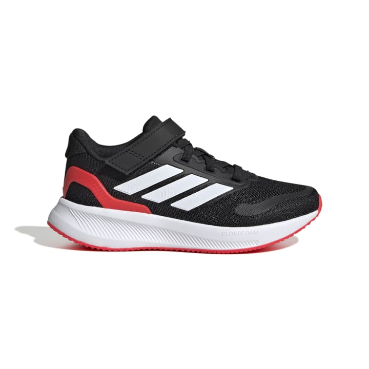 adidas Runfalcon 5 Shoes Kids Αθλητικά Παιδικά Παπούτσια Running με Σκρατς Μαύρα / Κόκκινα