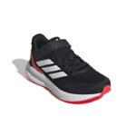 adidas Runfalcon 5 Shoes Kids Αθλητικά Παιδικά Παπούτσια Running με Σκρατς Μαύρα / Κόκκινα