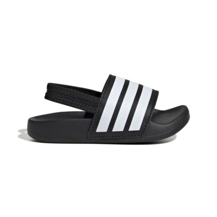 adidas Adilette Estrap Slides Kids Βρεφικά Πέδιλα / Παντόφλες με Λάστιχο Μαύρο