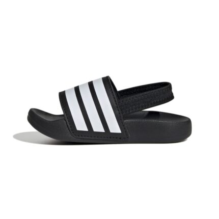 adidas Adilette Estrap Slides Kids Βρεφικά Πέδιλα / Παντόφλες με Λάστιχο Μαύρο