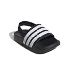 adidas Adilette Estrap Slides Kids Βρεφικά Πέδιλα / Παντόφλες με Λάστιχο Μαύρο