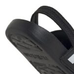 adidas Adilette Estrap Slides Kids Βρεφικά Πέδιλα / Παντόφλες με Λάστιχο Μαύρο