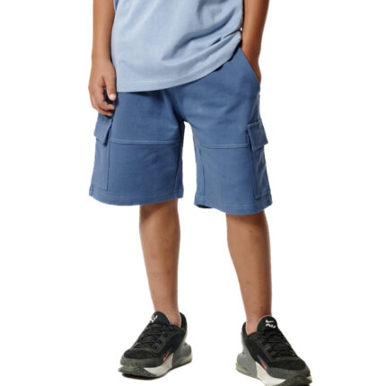 Body Action French Terry Bermuda Shorts China Blue Παιδική Βερμούδα Μπλε