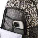 Puma Academy AOP Backpack Γυναικείο Σακίδιο Πλάτης σε Λεοπάρ Σχέδιο