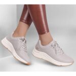Skechers BOBS Arch Comfort B Sweet - A Bind Γυναικεία Sneakers Γκρι / Μπεζ