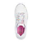 Skechers x JGoldcrown UNO Lite - Heart Daze Παιδικά Sneakers με Καρδιές Λευκά