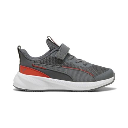 Puma Flyer 3 AC+ PS Παιδικά Παπούτσια Τρεξίματος Με Σκρατς Γκρι / Κόκκινα