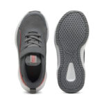 Puma Flyer 3 AC+ PS Παιδικά Παπούτσια Τρεξίματος Με Σκρατς Γκρι / Κόκκινα