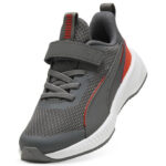 Puma Flyer 3 AC+ PS Παιδικά Παπούτσια Τρεξίματος Με Σκρατς Γκρι / Κόκκινα