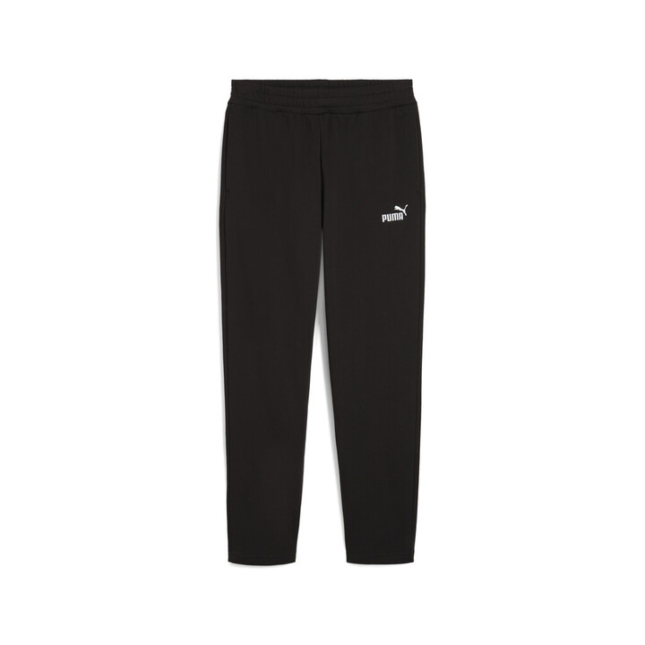 Puma Ess No.1 Logo TR Sweatpants Ανδρικό Παντελόνι Ίσιο Μαύρο