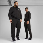 Puma Ess No.1 Logo TR Sweatpants Ανδρικό Παντελόνι Ίσιο Μαύρο