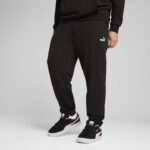 Puma Ess No.1 Logo TR Sweatpants Ανδρικό Παντελόνι Ίσιο Μαύρο