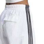 adidas Essentials 3-Stripes Lifestyle Woven Parachute Pants Παντελόνι Γυναικείας Φόρμας Λευκό