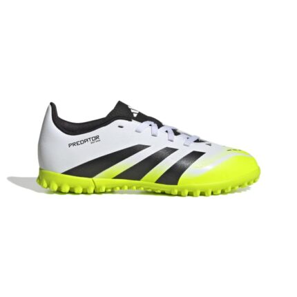 adidas Predator Club Turf Boots Kids Παιδικά Παπούτσια Ποδοσφαίρου Λευκά/ Λαχανί