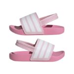 adidas Adilette Estrap Slides Kids Βρεφικά Πέδιλα / Παντόφλες με Λάστιχο Ροζ