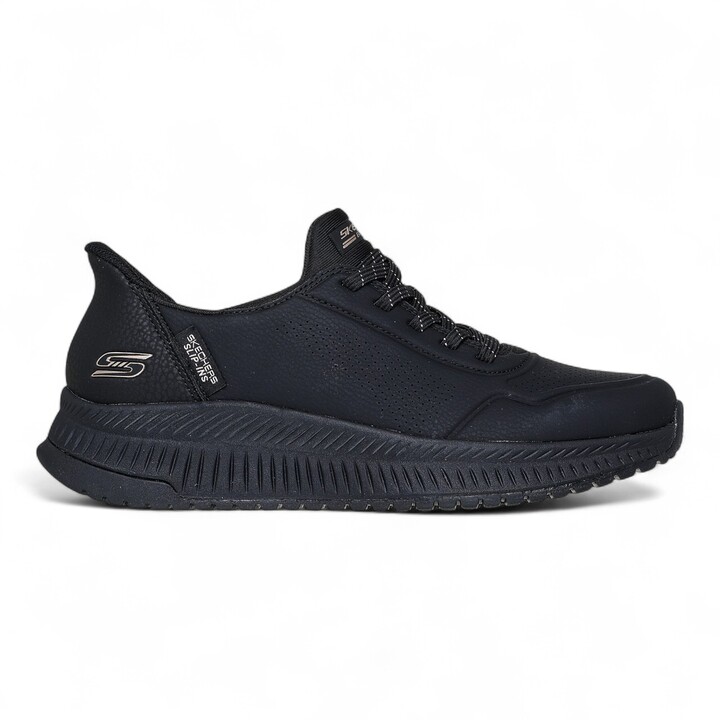Skechers BOBS Squad 4 - Key Look Γυναικεία Sneakers Μαύρα