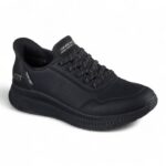 Skechers BOBS Squad 4 - Key Look Γυναικεία Sneakers Μαύρα