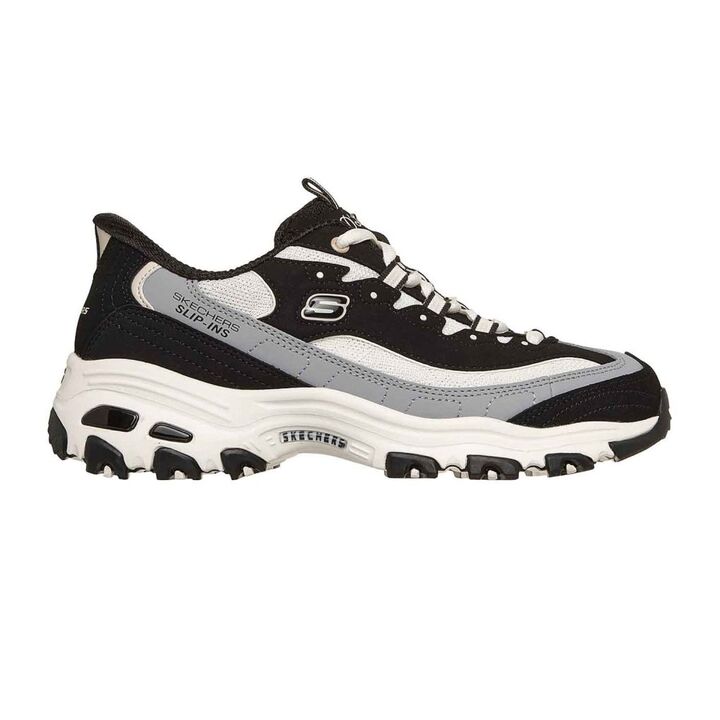 Skechers D'Lites - Smooth Nostalgia Γυναικεία Sneakers Μαύρα