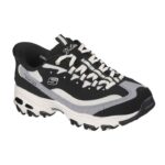 Skechers D'Lites - Smooth Nostalgia Γυναικεία Sneakers Μαύρα