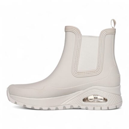 Skechers Uno Rugged - Dancing N The Rain Γυναικεία Μποτάκια Εκρού