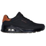Skechers Uno Suited On Air Ανδρικά Sneakers Μαύρα